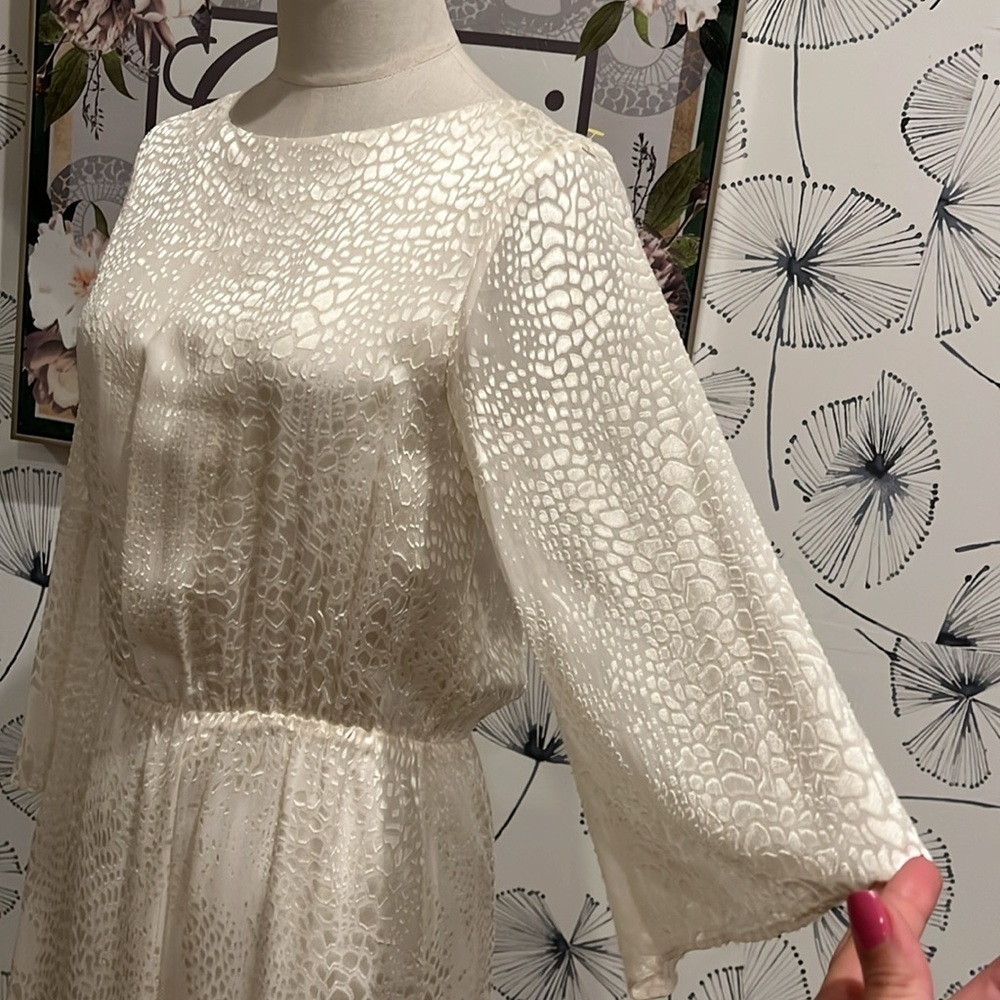 Alice+Olivia S/P Elegant White  Dress - Picture 4 of 4